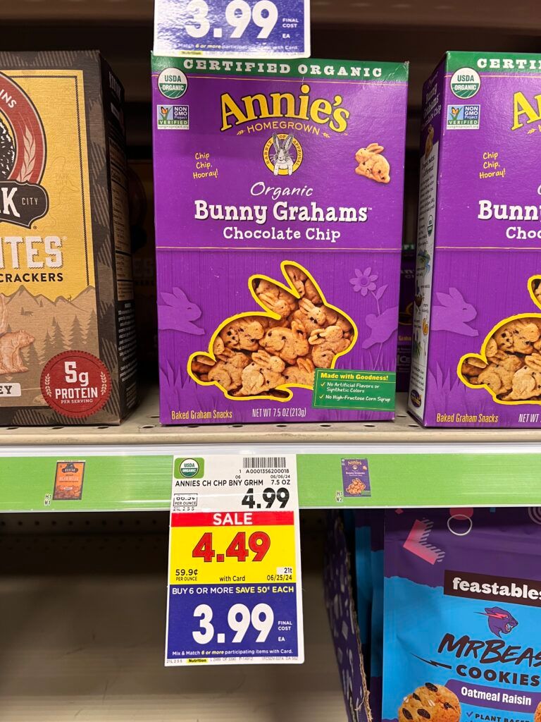 annie's snacks kroger shelf image (1)
