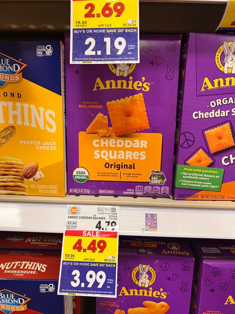 annie's snacks kroger shelf image (1)