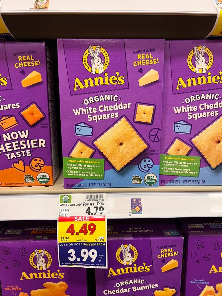 annie's snacks kroger shelf image (1)