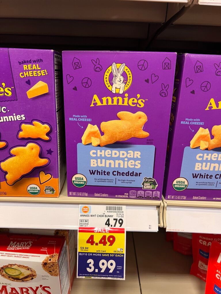 annie's snacks kroger shelf image (1)