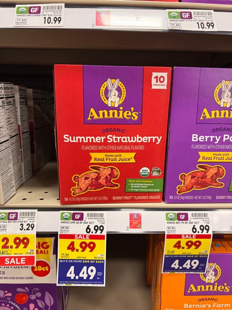 annie's snacks kroger shelf image (1)