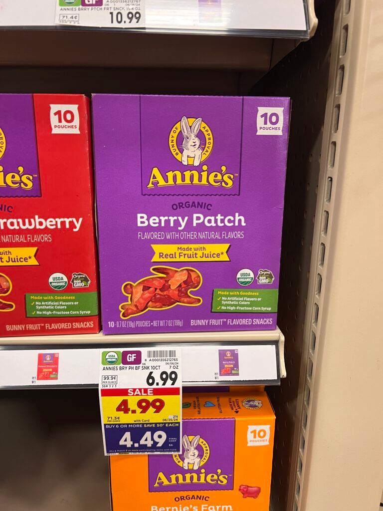 annie's snacks kroger shelf image (1)