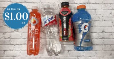 body armor, propel, sparkling ice, gatorade kroger krazy