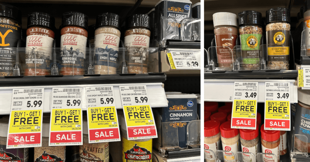 einstein bros and four sixes kroger shelf image