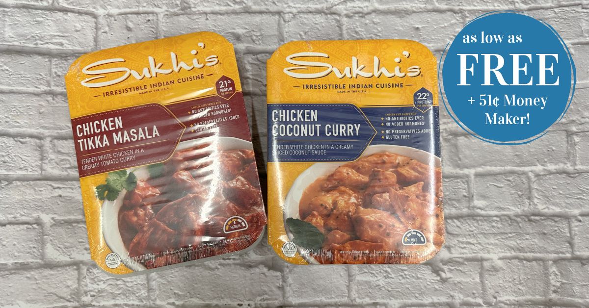 Sukhi's Chicken Entrees as low as FREE + Money Maker! - Kroger Krazy