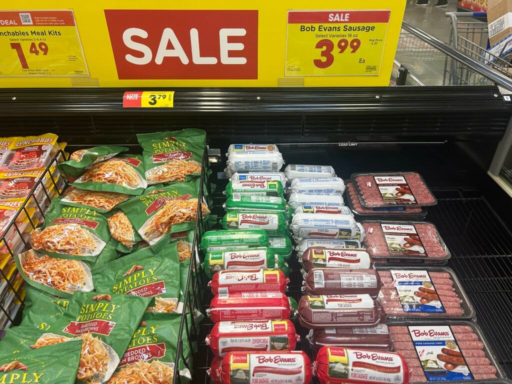 bob evans sausage kroger shelf image (1)
