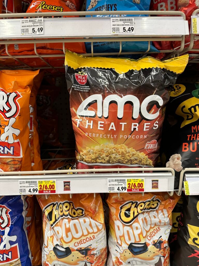 amc popcorn kroger shelf image