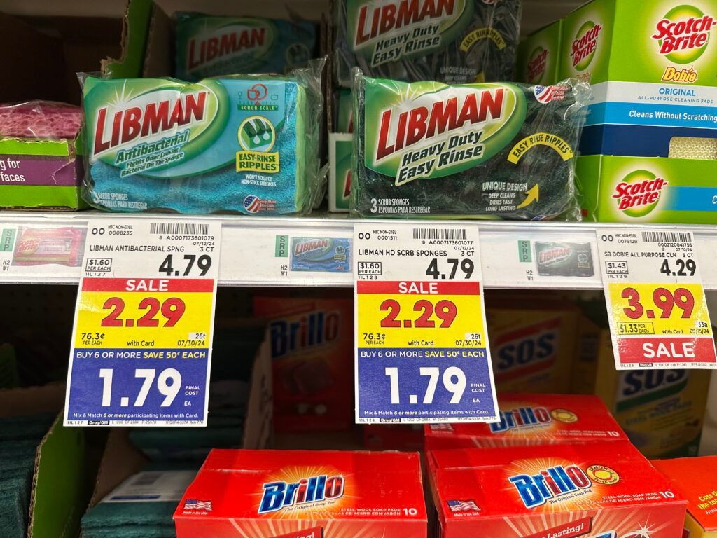 libman sponges kroger shelf image