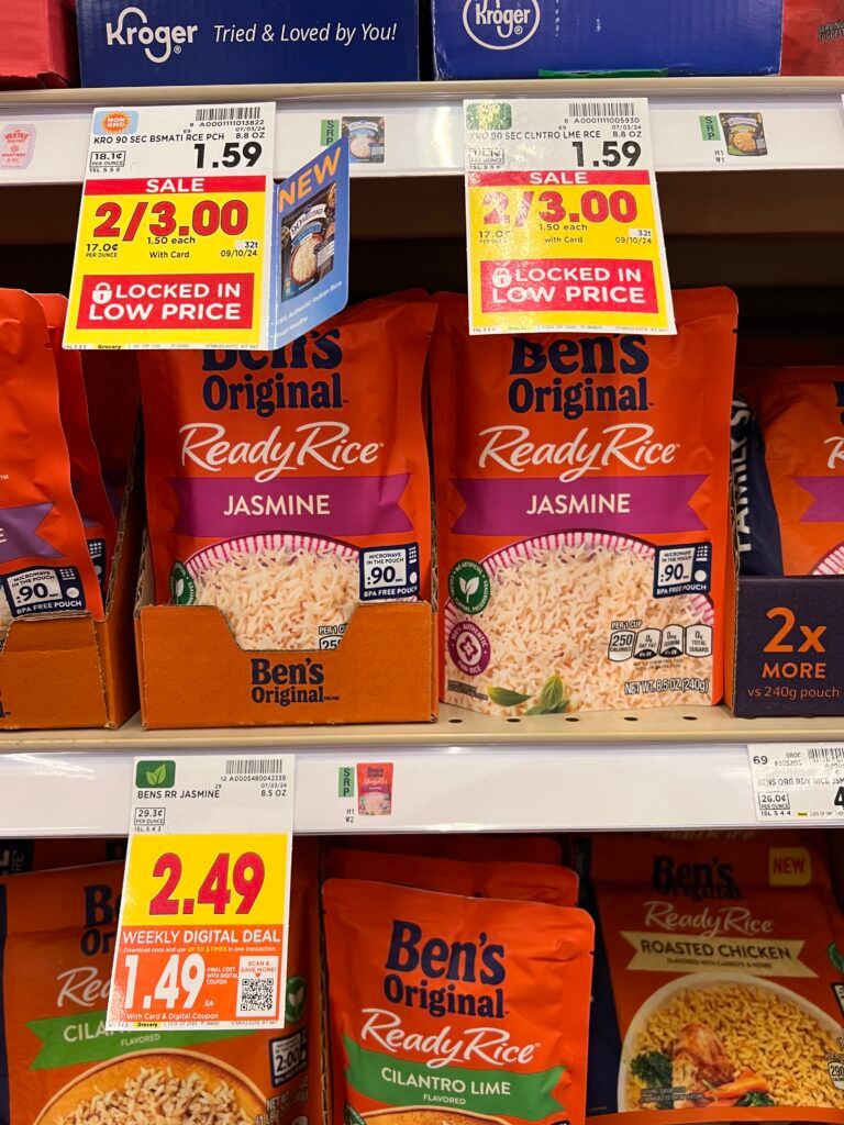 bens ready rice kroger shelf image (1)