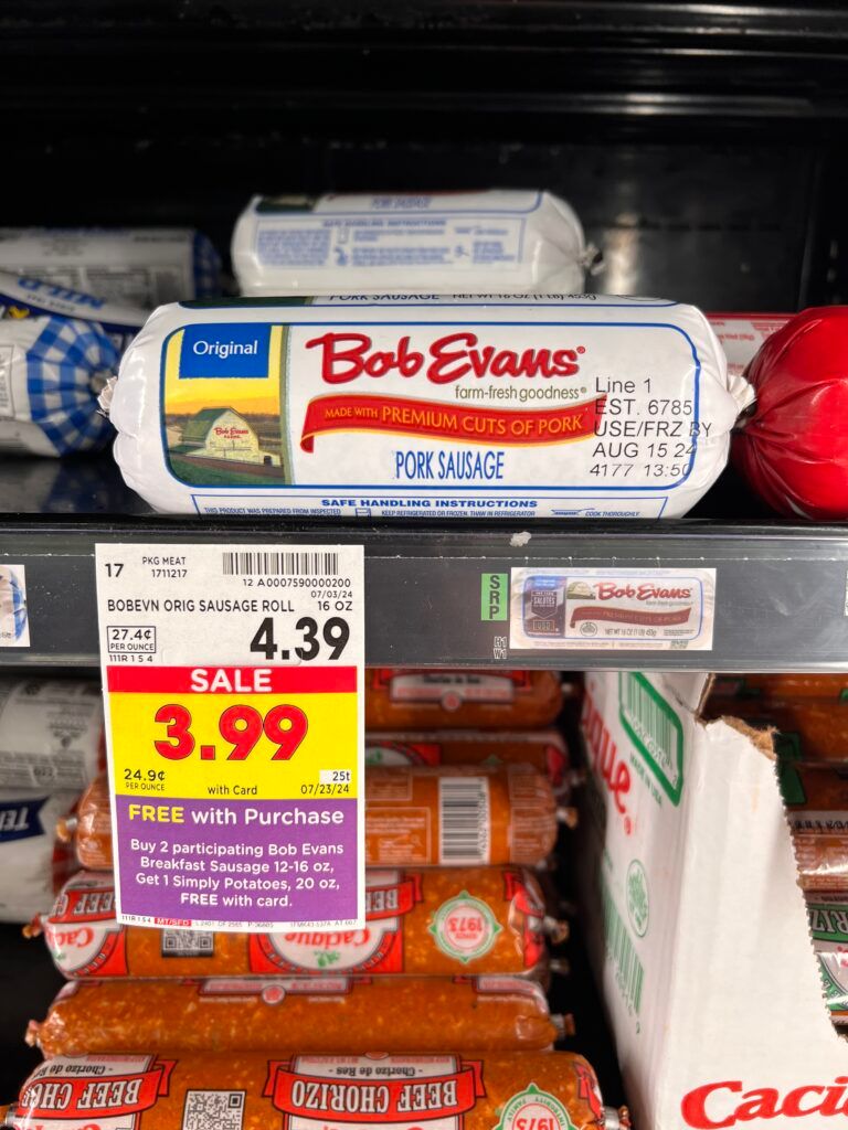 bob evans sausage kroger shelf image (1)