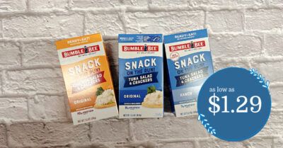 bumble bee snack on the run kroger krazy 1