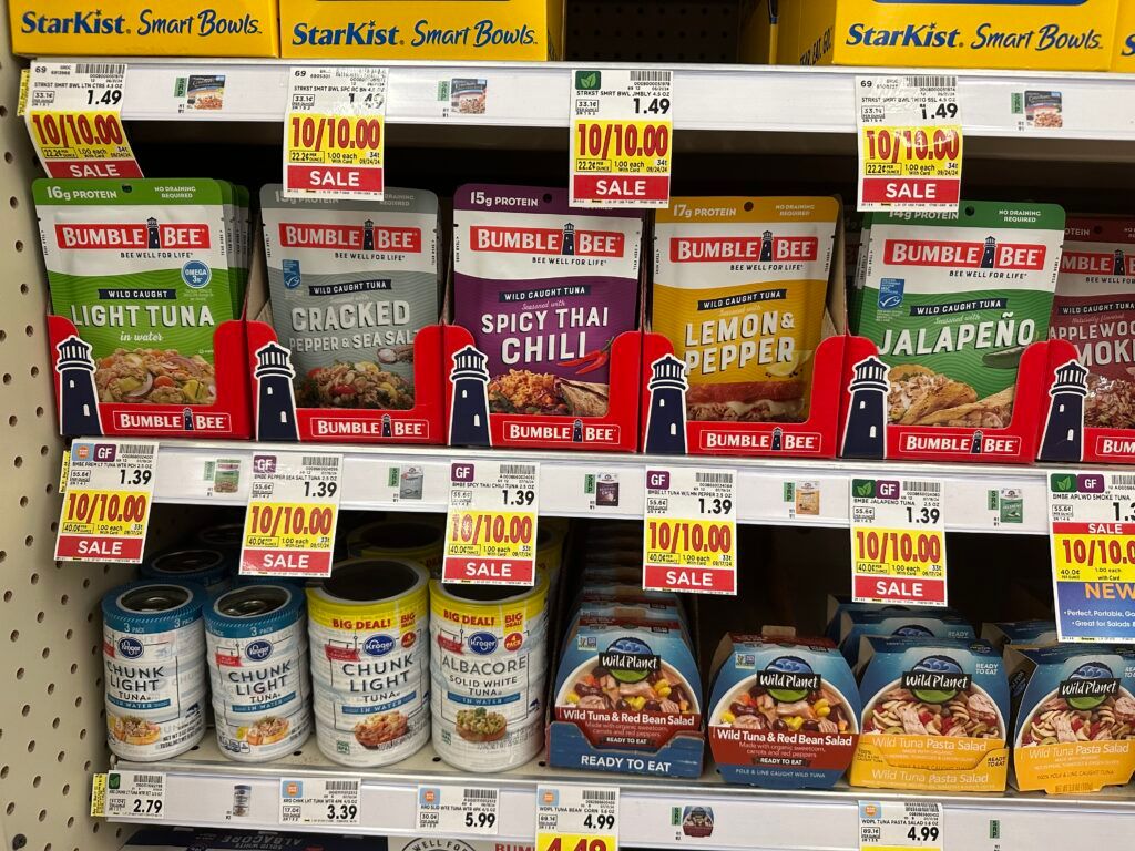 bumblebee tuna kroger shelf image (1)
