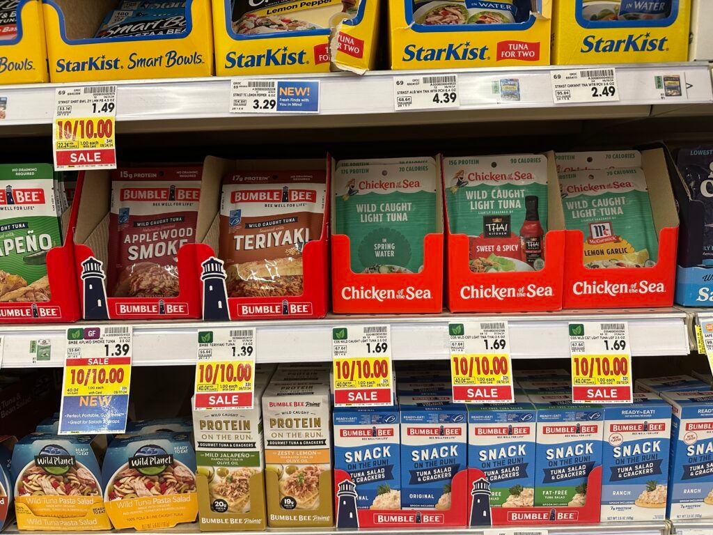 bumblebee tuna kroger shelf image (1)