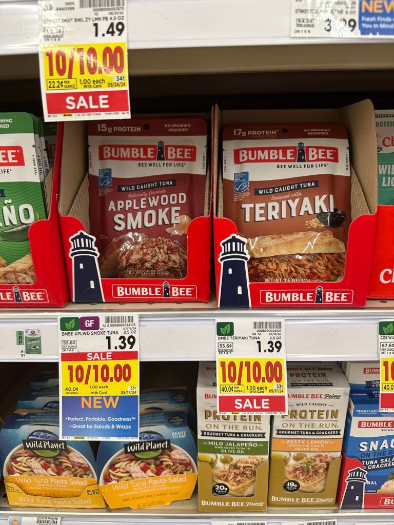bumblebee tuna kroger shelf image (1)