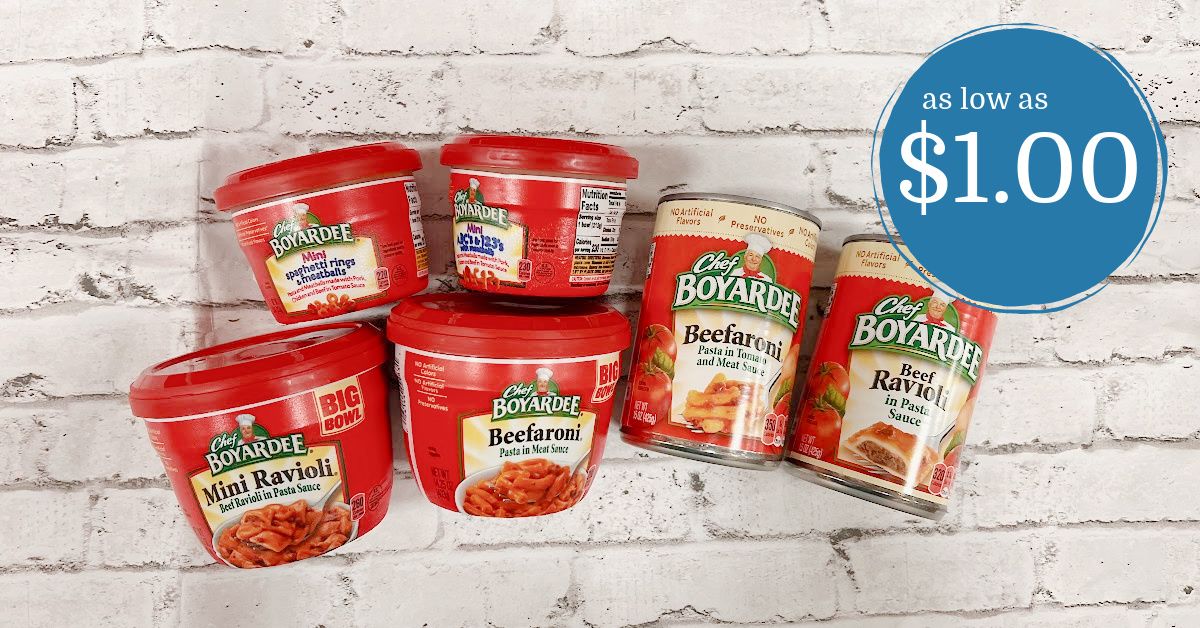 Chef Boyardee Pasta is $1.00 at Kroger! - Kroger Krazy chef-boyardee-pasta-is-1-00-at-kroger-kroger-krazy
