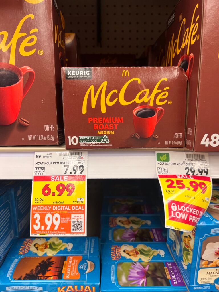 coffee kcup kroger shelf image (1)