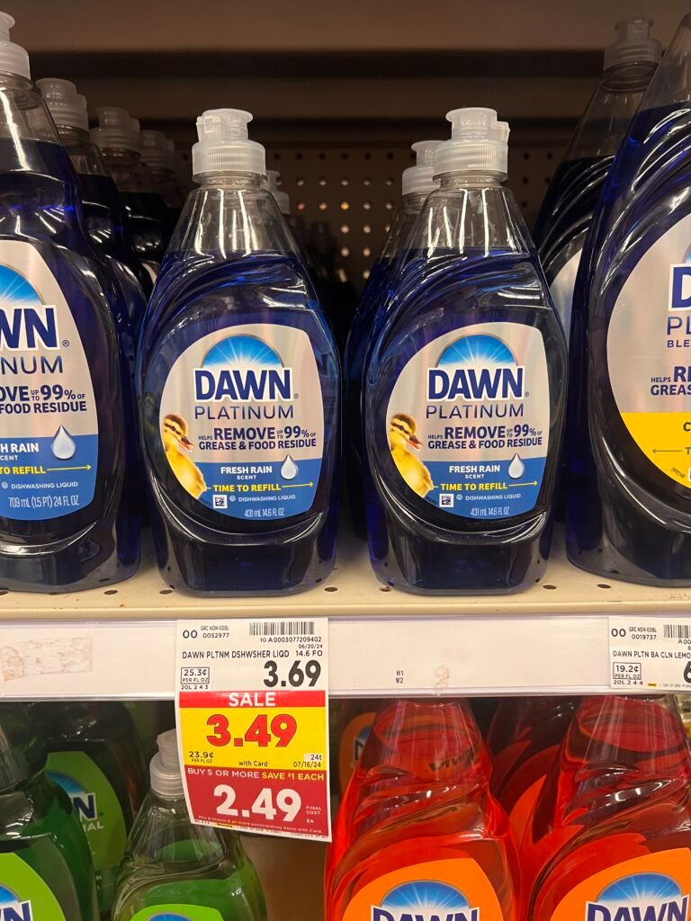 dawn dish soap kroger shelf image (1)