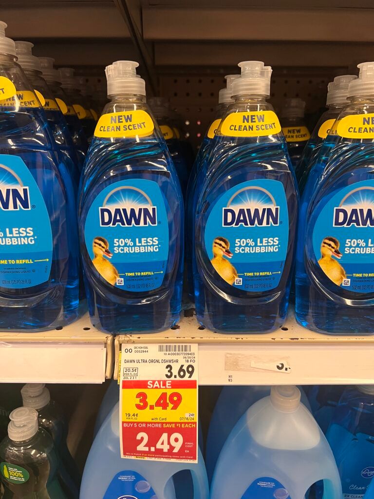 dawn dish soap kroger shelf image (1)