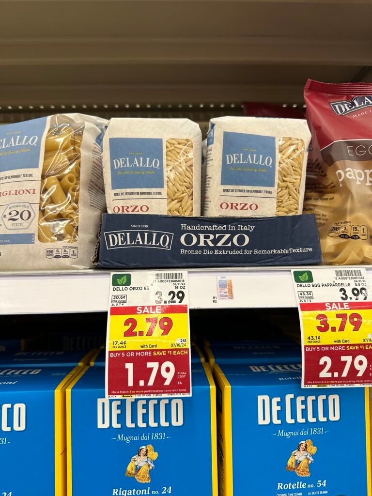 delallo pasta kroger shelf image (2)