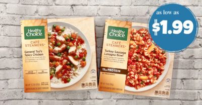 healthy choice cafe steamers kroger krazy