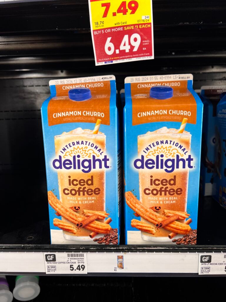 internationl delight iced coffee kroger shelf image (1)