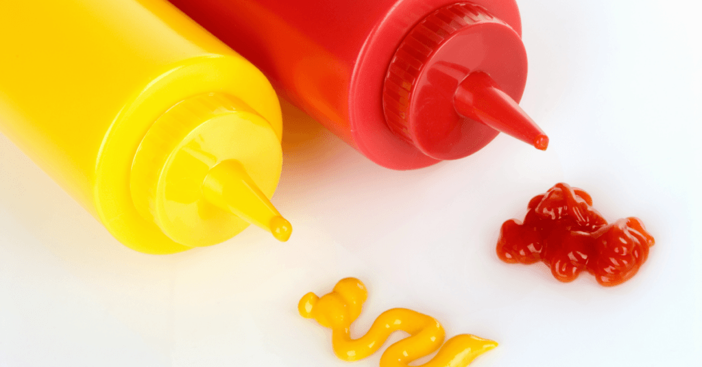 kroger ketchup and mustard