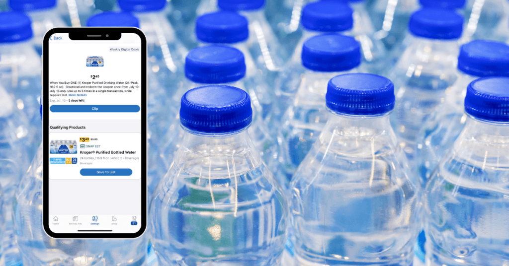 kroger water digital