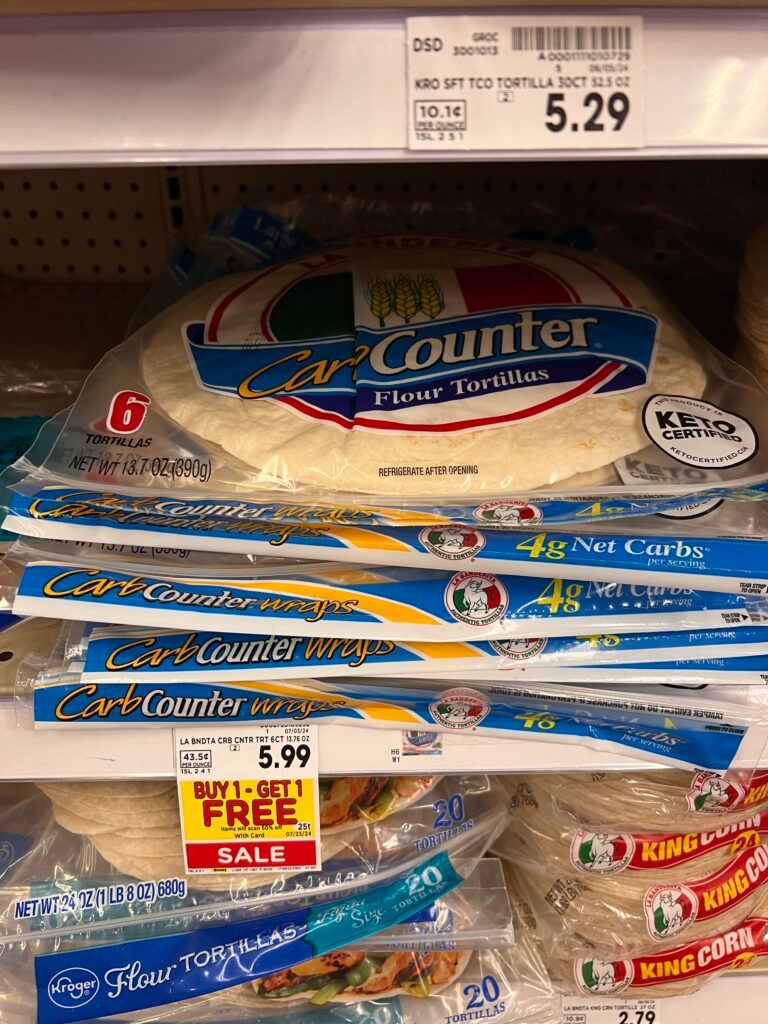 la banderita carb counter kroger shelf image (1)