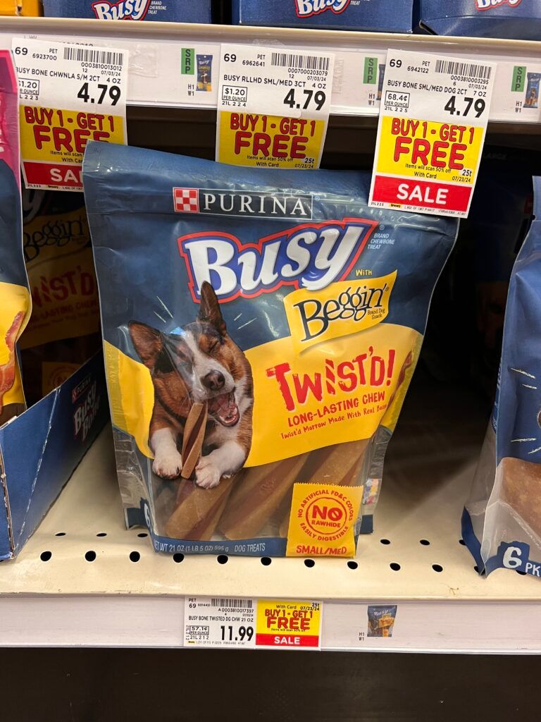 purina busy and beggin treats kroger shelf image (1)