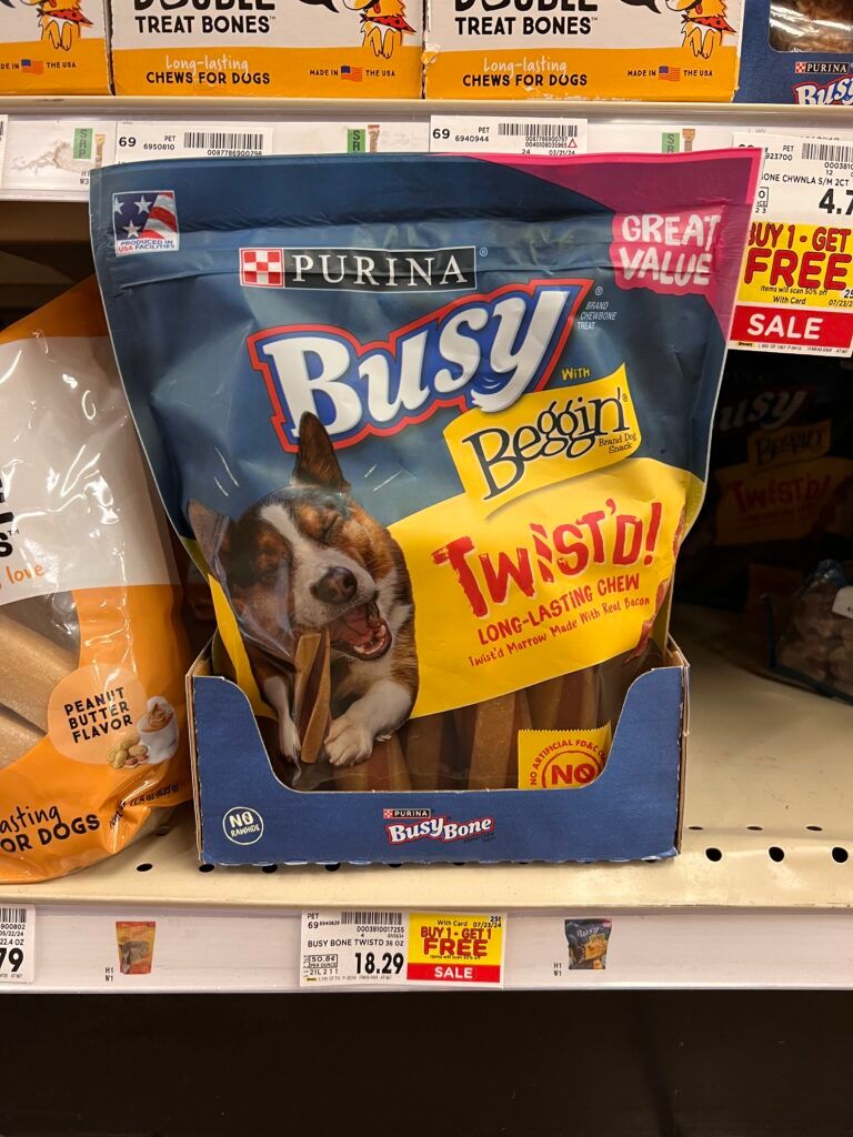 purina busy and beggin treats kroger shelf image (1)