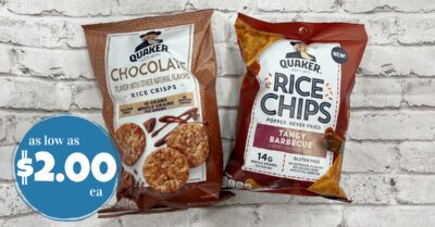 quaker rice crisps kroger krazy
