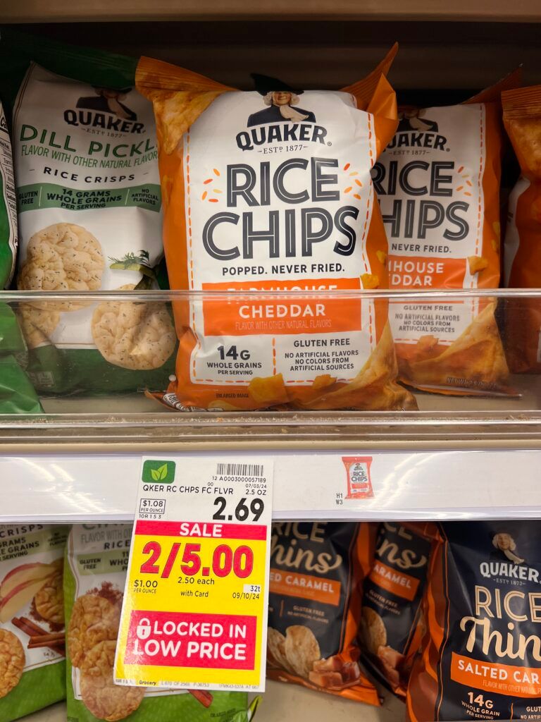 quaker rice snacks kroger shelf image (1)