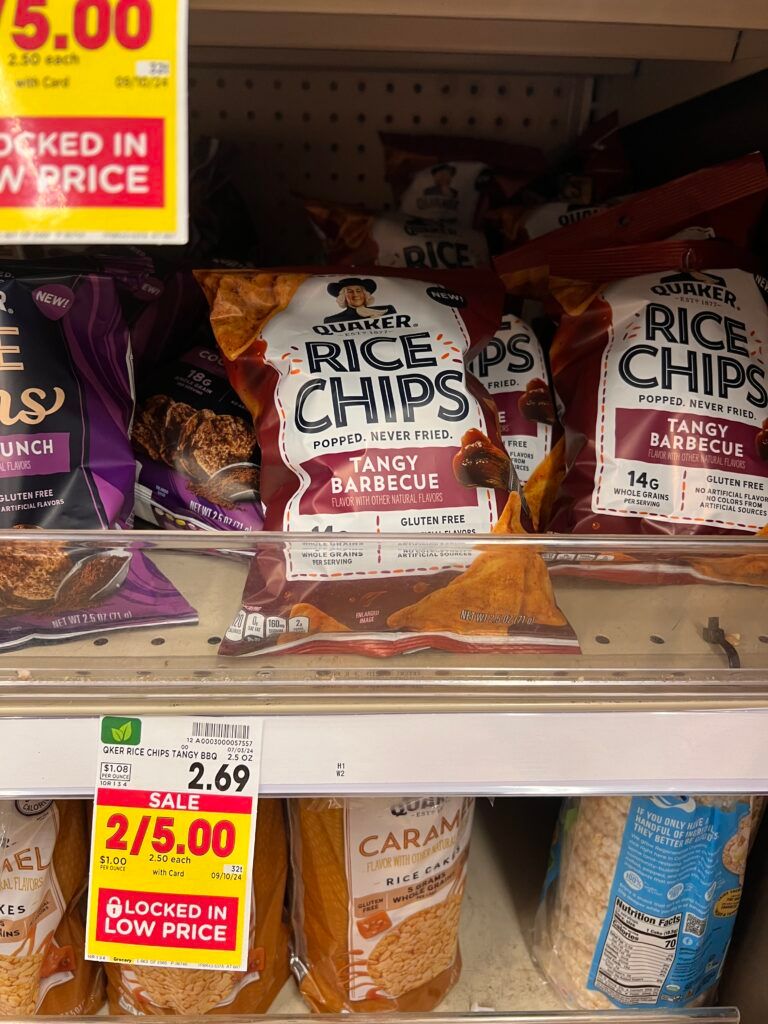 quaker rice snacks kroger shelf image (1)