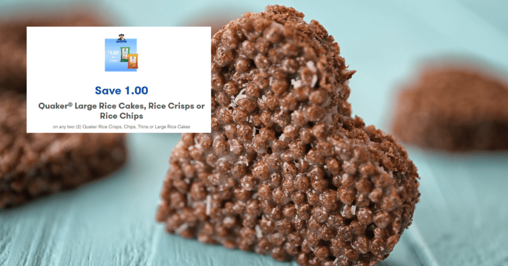 quaker rice snacks print