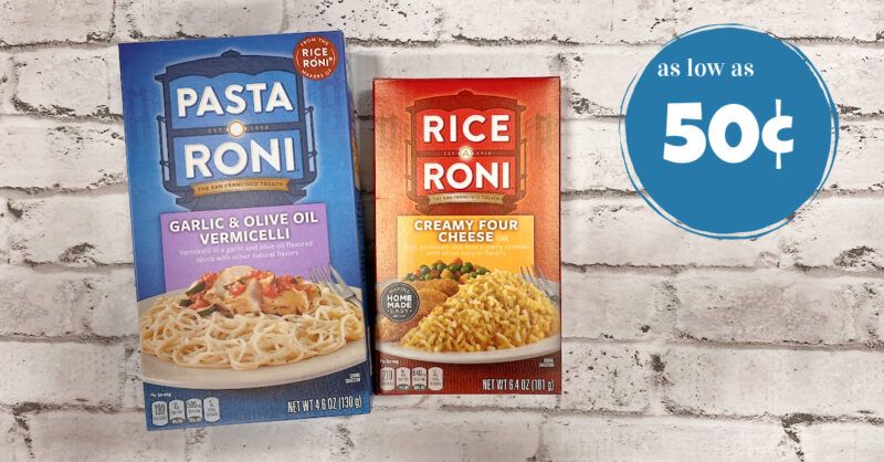 Rice-A-Roni and Pasta Roni as low as 50¢ at Kroger! - Kroger Krazy