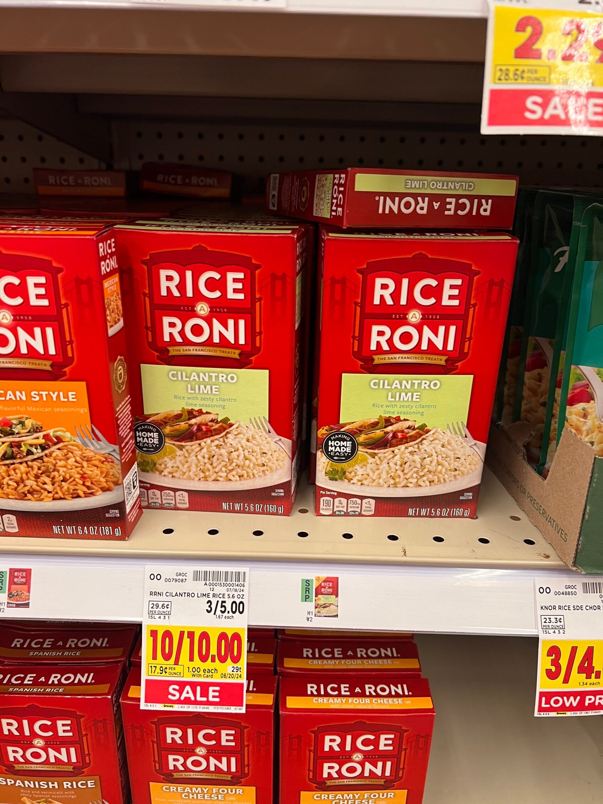 Kroger Rice Roni Rice-A-Roni and Pasta Roni as low as 50¢ at Kroger! - Kroger Krazy