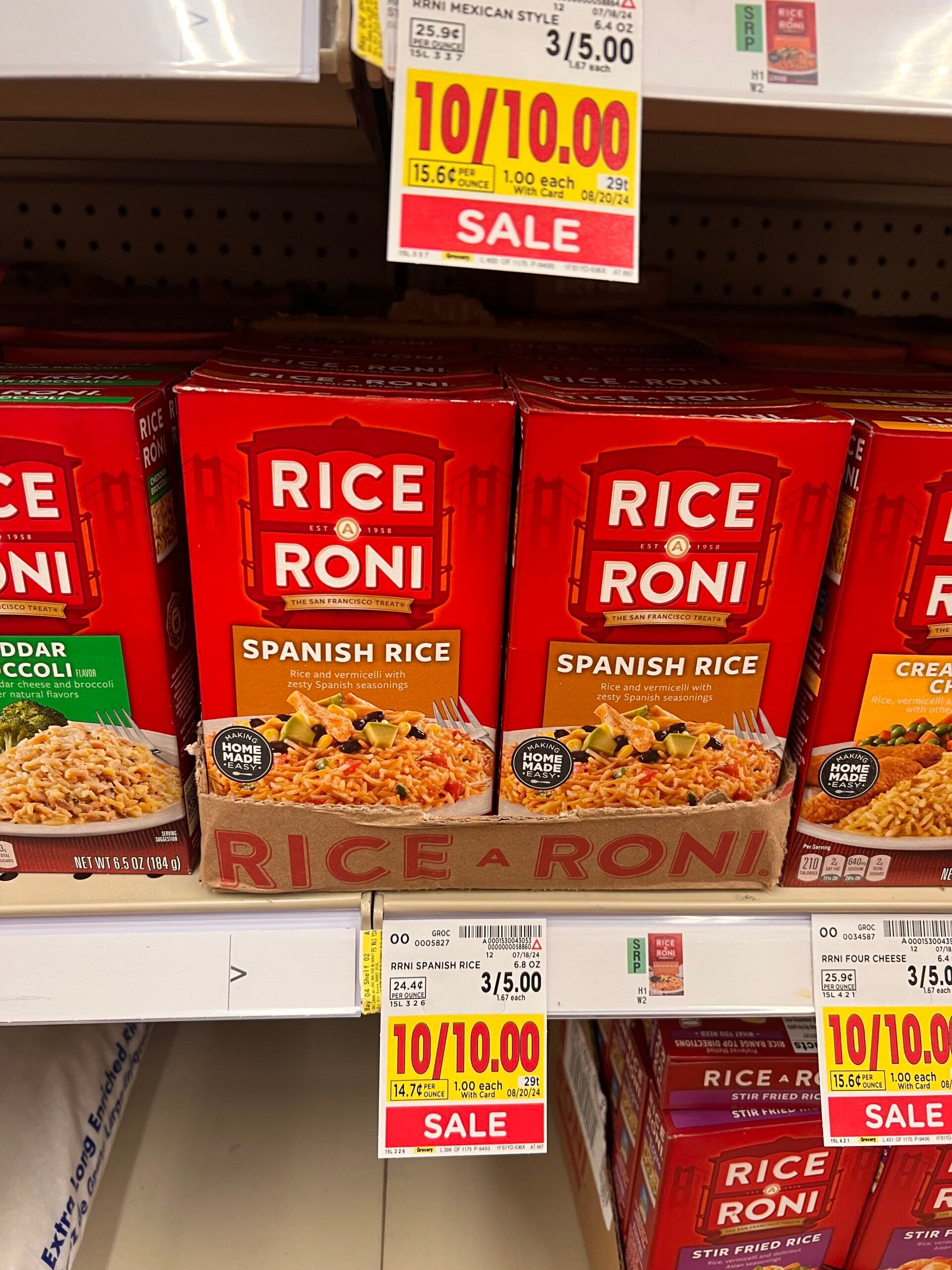 Kroger Rice Roni Rice-A-Roni and Pasta Roni as low as 50¢ at Kroger! - Kroger Krazy