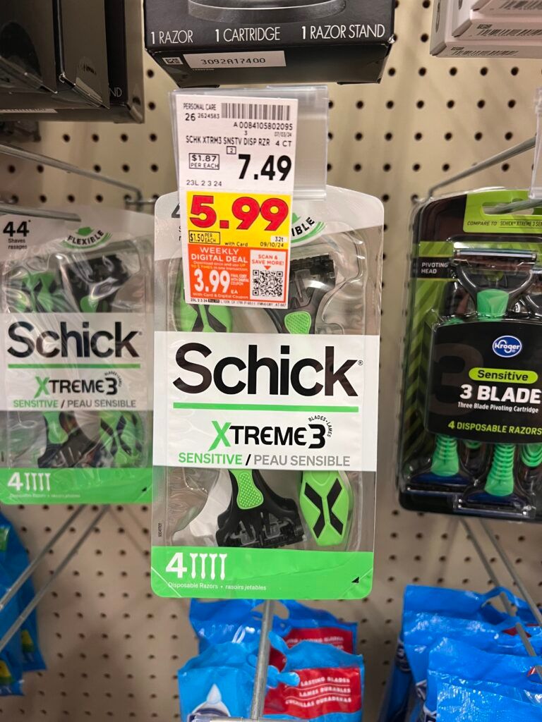schick razors kroger shelf imae (1)