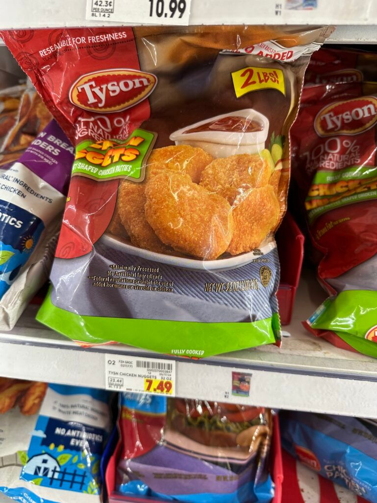 tyson chicken kroger shelf image (1)