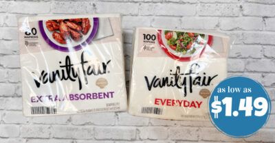 vanity fair napkins kroger krazy