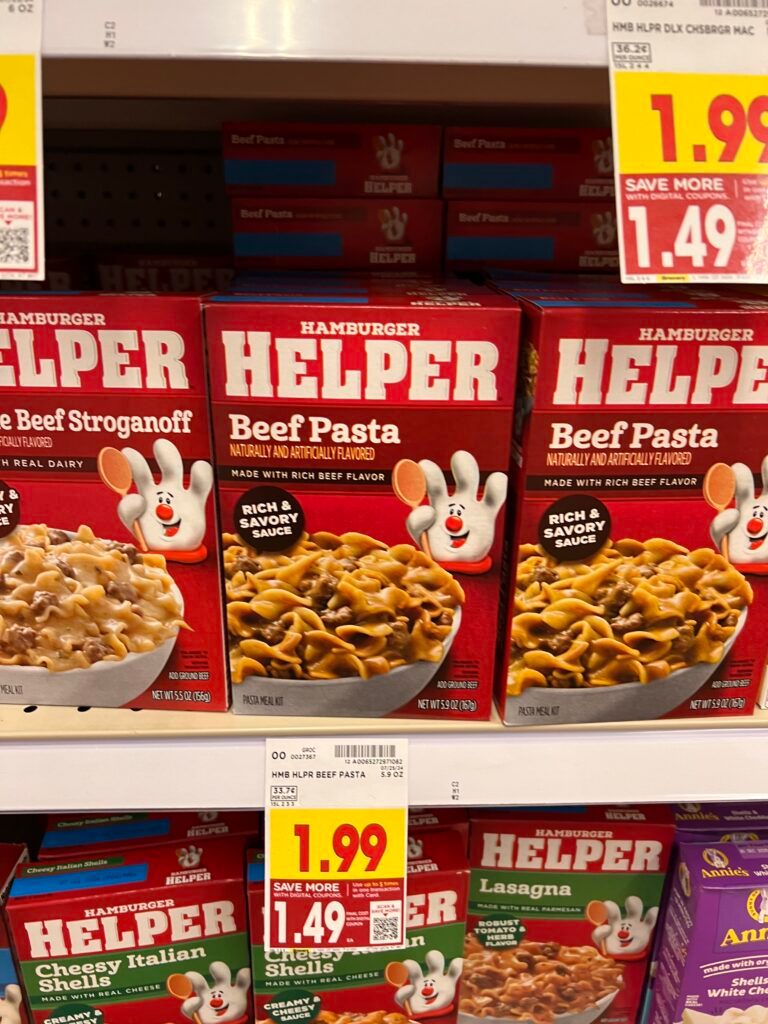 Hamburger Helper Kroger Shelf image