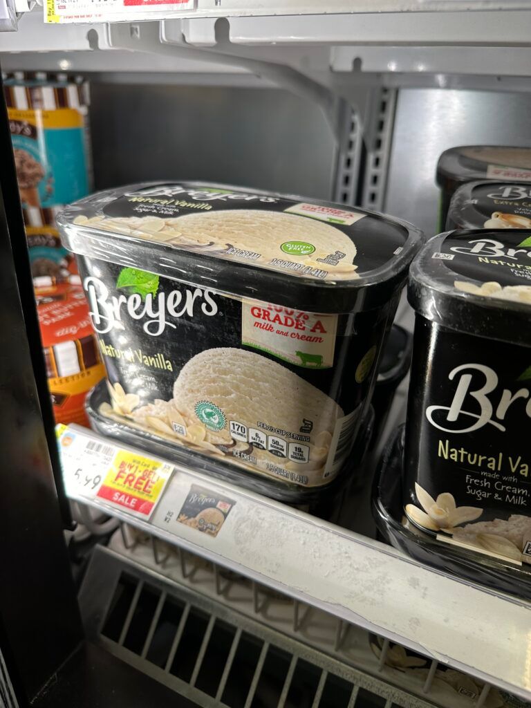 breyers ice cream kroger shelf image (1)