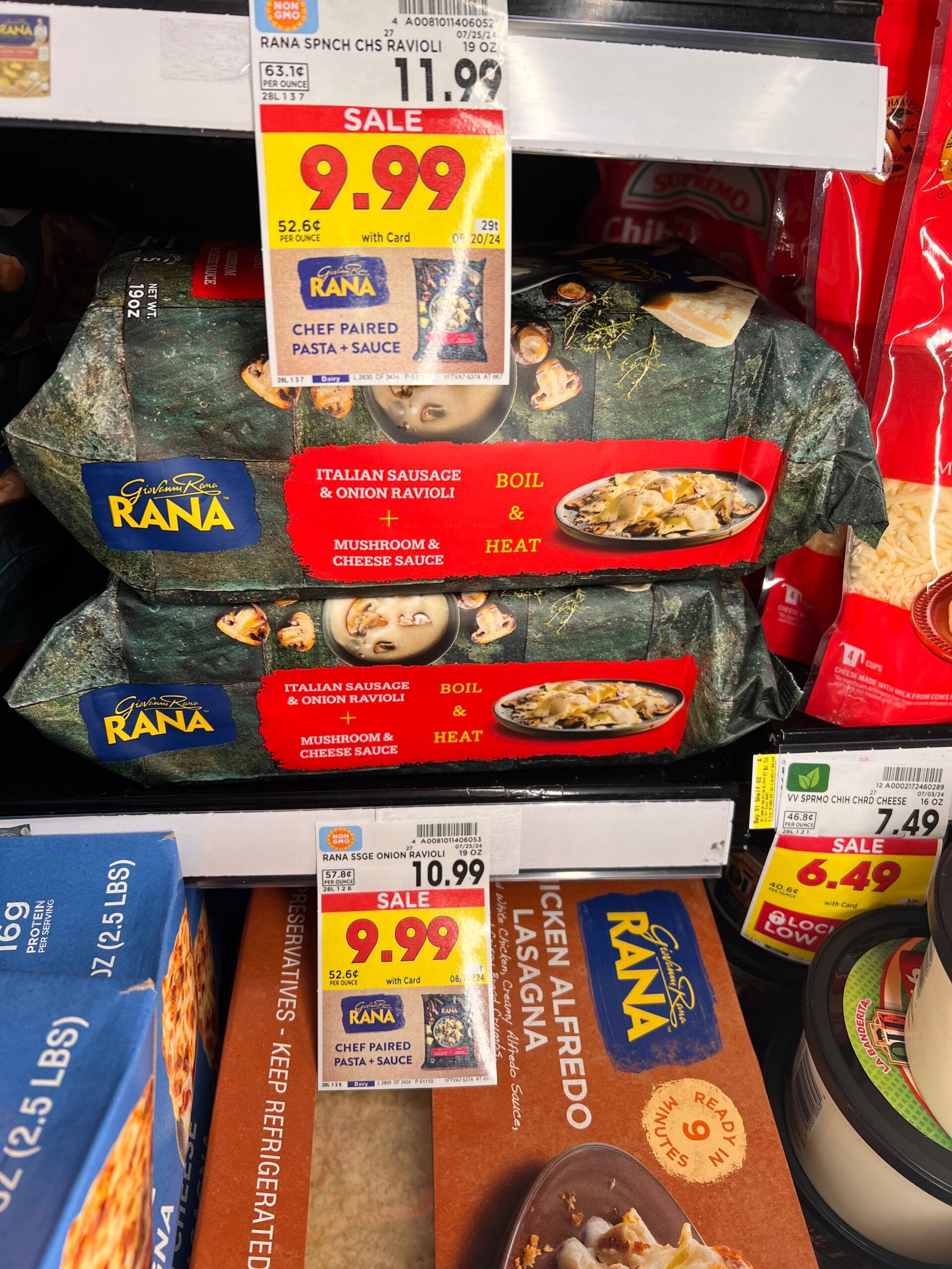 Rana meals as low as 7 99 kroger krazy