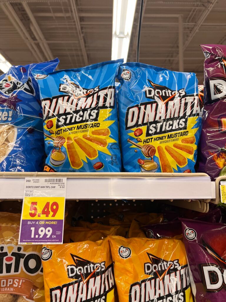 ruffles, doritos, fritos, sunchips kroger shelf image (1)