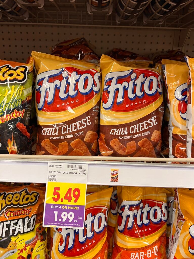 ruffles, doritos, fritos, sunchips kroger shelf image (1)