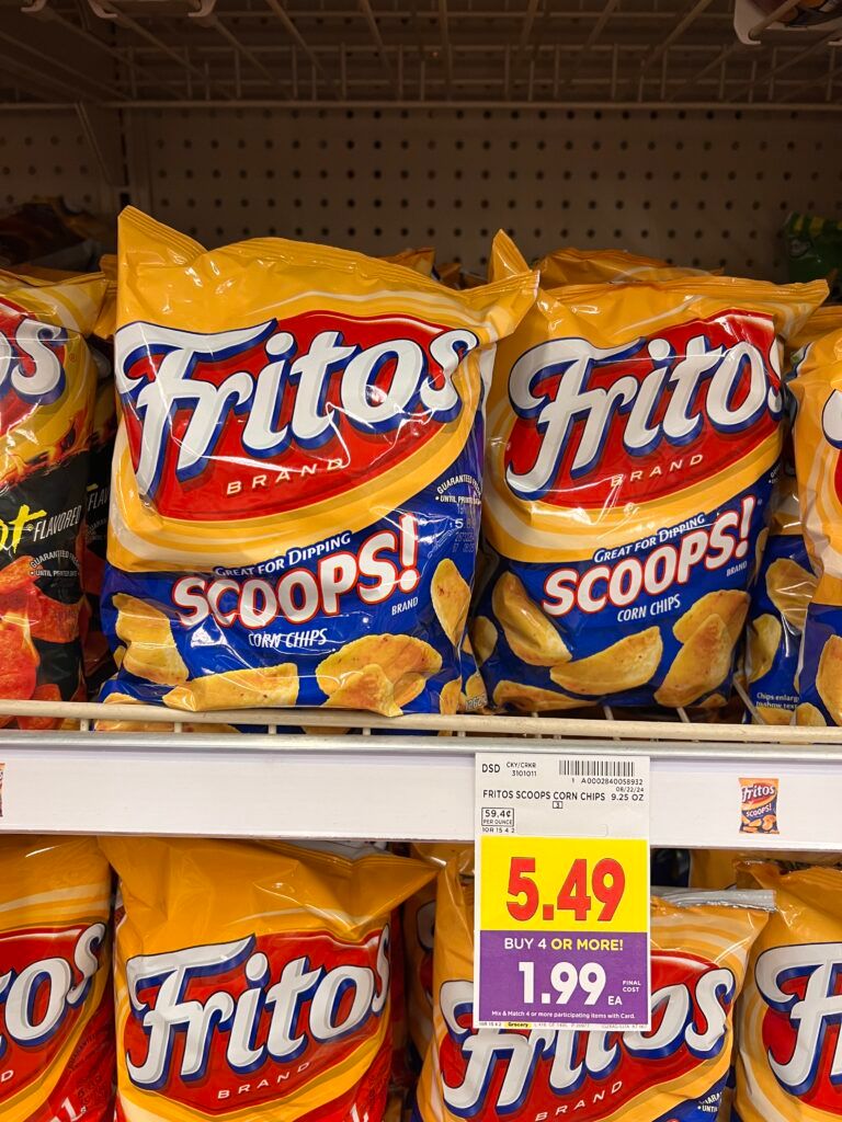 ruffles, doritos, fritos, sunchips kroger shelf image (1)