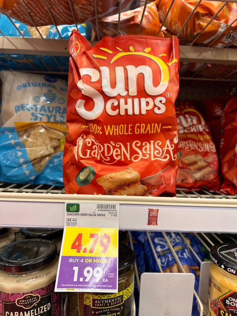 ruffles, doritos, fritos, sunchips kroger shelf image (1)