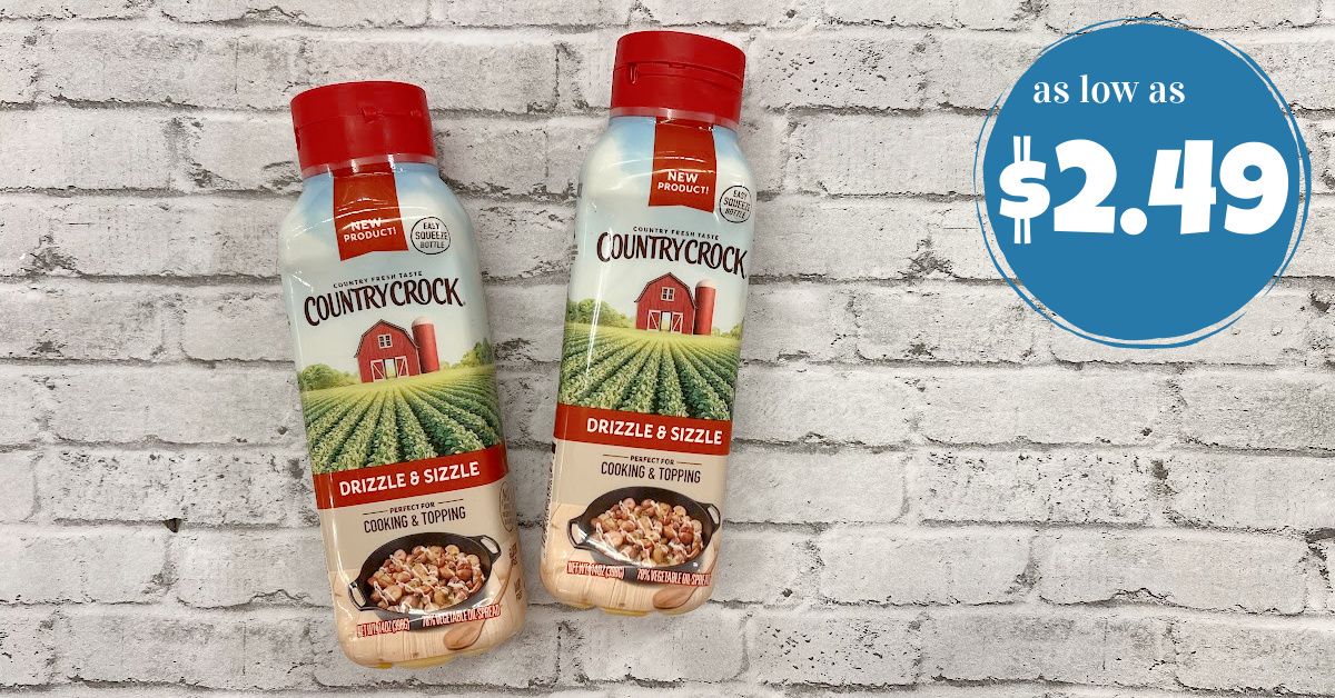 Country Crock Drizzle as low as $2.49! - Kroger Krazy