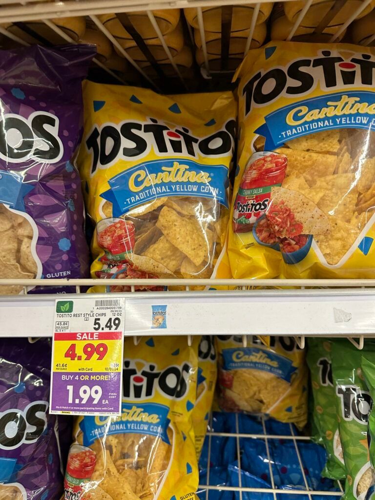 doritos, tostitos, cheetos and lays kroger shelf image' (1)