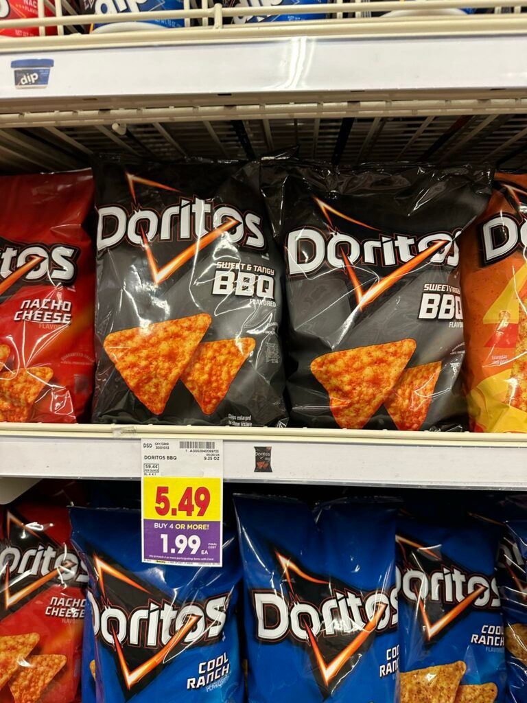 doritos, tostitos, cheetos and lays kroger shelf image' (1)